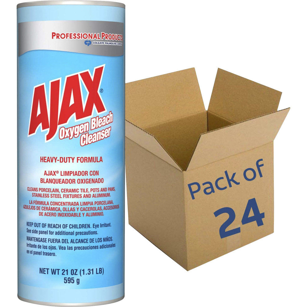 Ajax Oxygen Bleach Cleanser, 21 Oz Bottle, Case Of 24