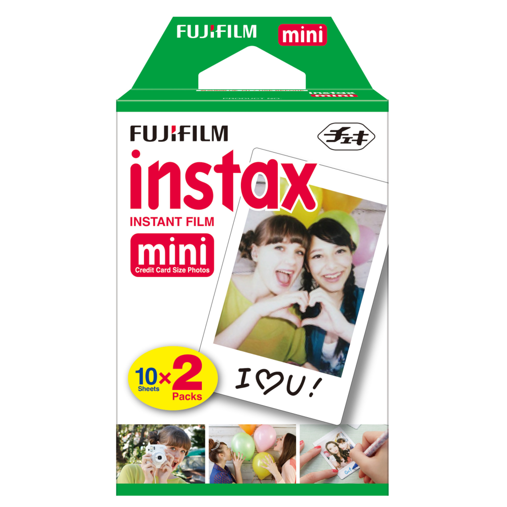 Fujifilm instax mini Film For instax mini Cameras, Pack Of 2, MINIFILMTWINPK