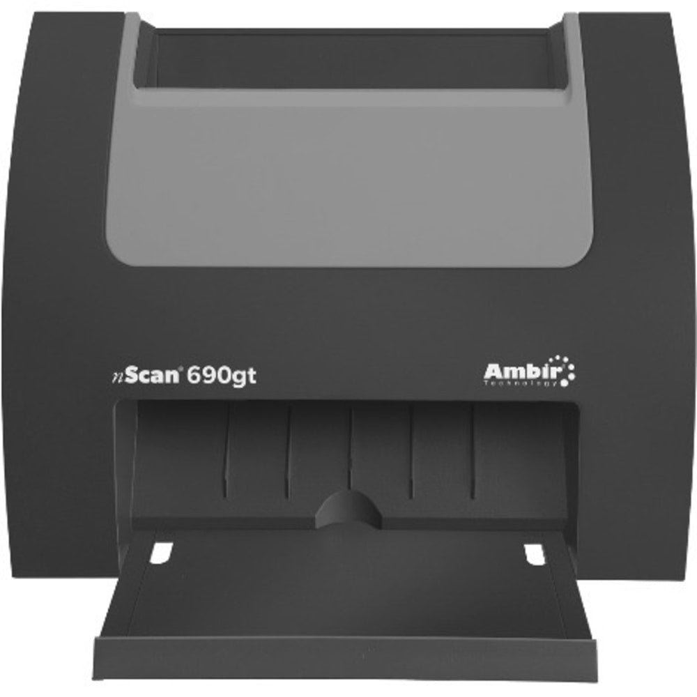 Ambir nScan 690gt - Duplex ID Card Scanner - 48-bit Color - 8-bit Grayscale - Duplex Scanning - USB