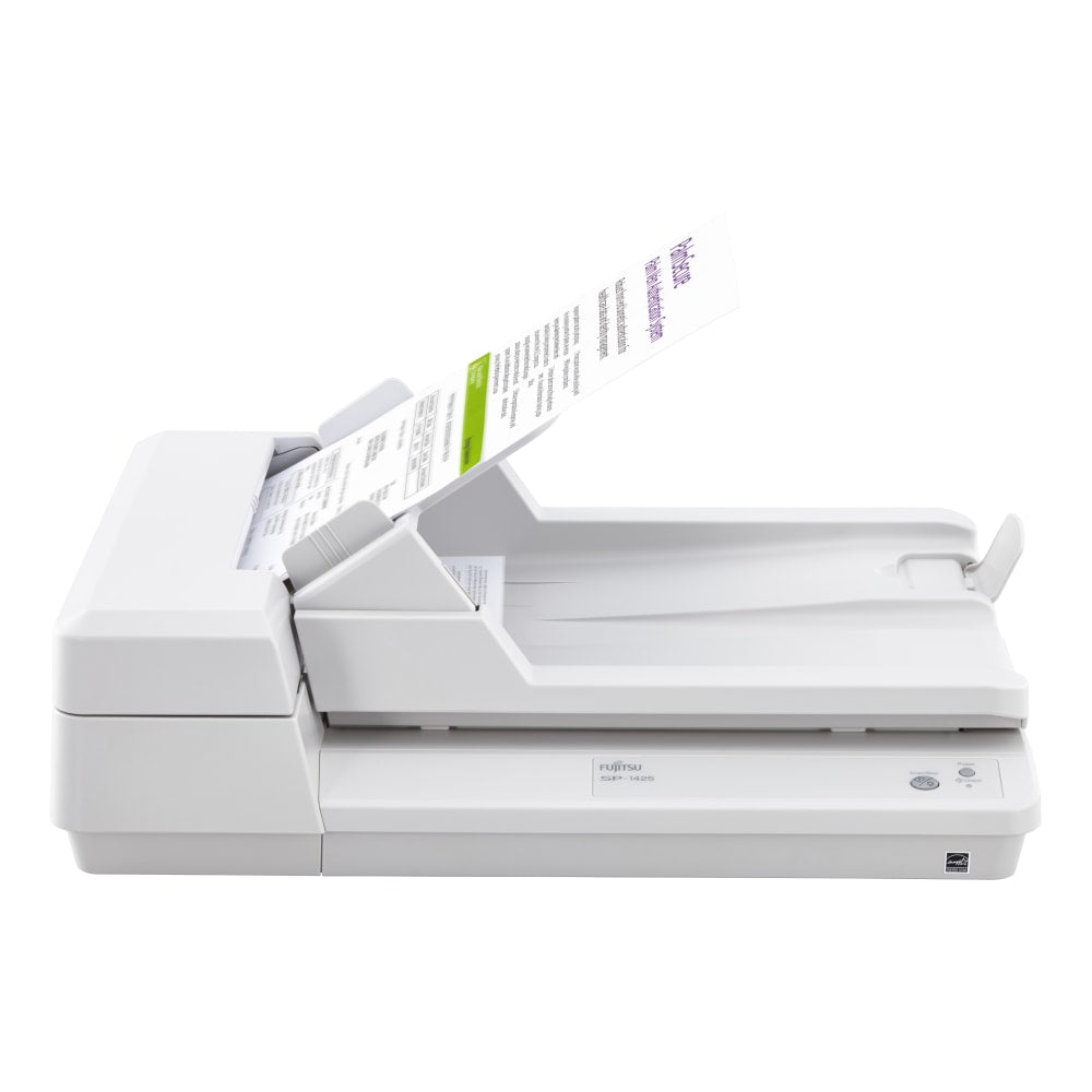 Ricoh SP-1425 - Document scanner - Dual CIS - Duplex - Legal - 600 dpi x 600 dpi - up to 25 ppm (mono) / up to 25 ppm (color) - ADF (50 sheets) - up to 3000 scans per day - USB 2.0