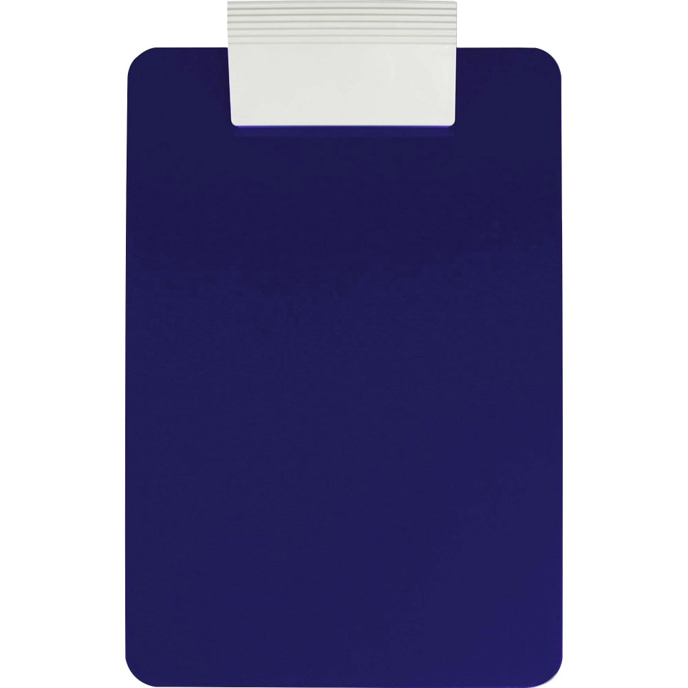 Saunders Antimicrobial Clipboard - 8 1/2in x 11in - Blue - 1 Each