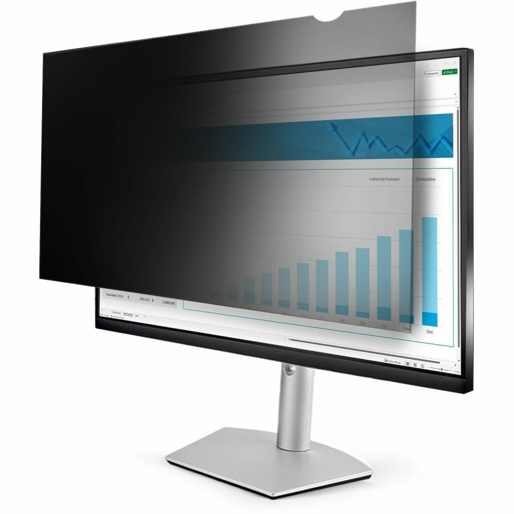 StarTech.com Monitor Privacy Screen for 27in Display - Widescreen Computer Monitor Security Filter - Blue Light Reducing Screen Protector - 27 in widescreen monitor privacy screen for security outside +/-30 degree viewing angle to keep data confidential