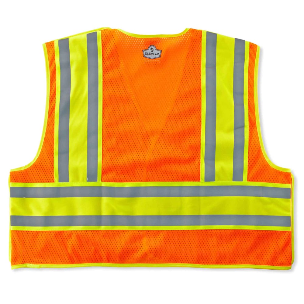 Ergodyne GloWear Safety Vest, Public, Type-P Class 2, Small/Medium, Orange, 8245PSV