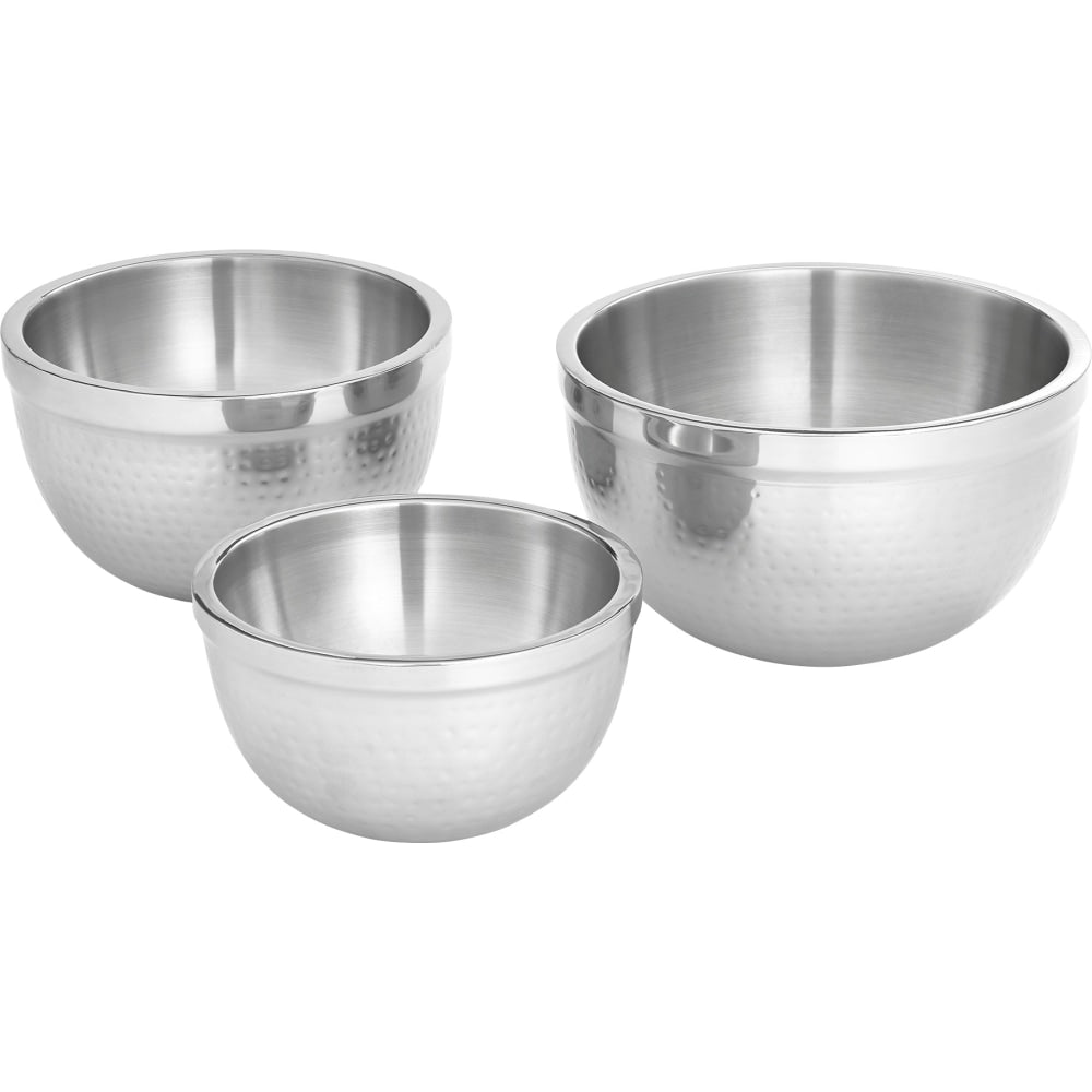 Vollrath Artisan Double-Wall Stainless Steel Bowl, 5 Quart, Silver