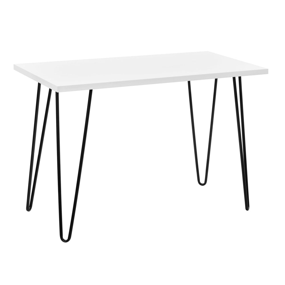 Ameriwood Home Owen 40inW Writing Desk, White/Black