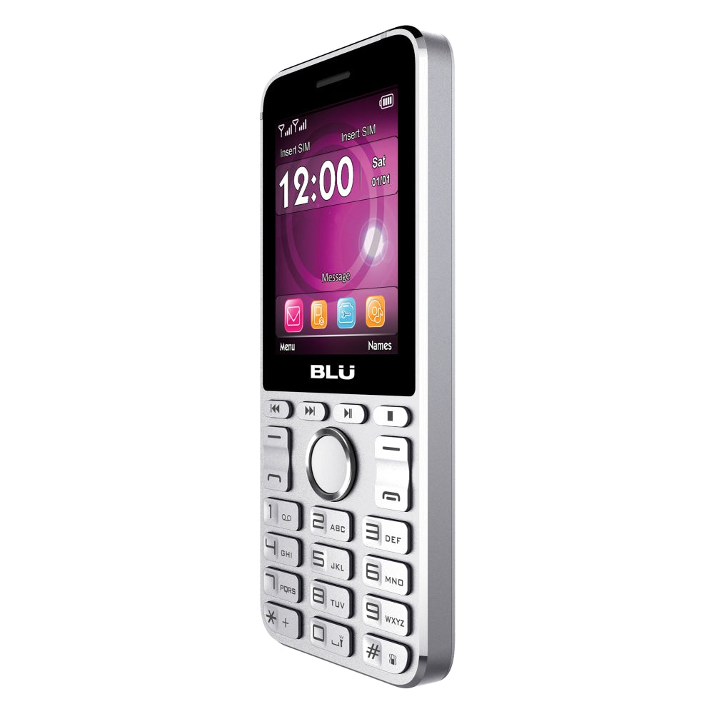 BLU Tank 4 T510 Cell Phone, Silver