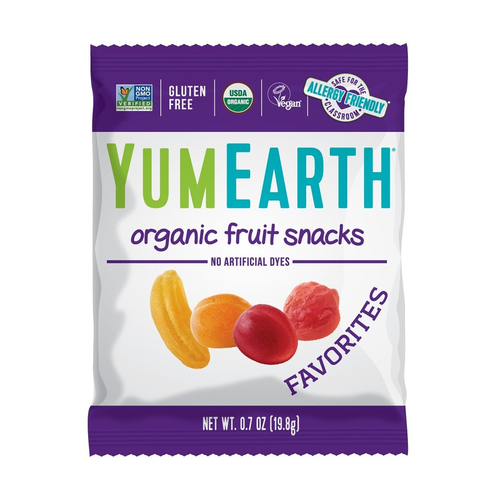 YumEarth Organic Fruit Snacks, 24.5 Oz, Box Of 35 Packs