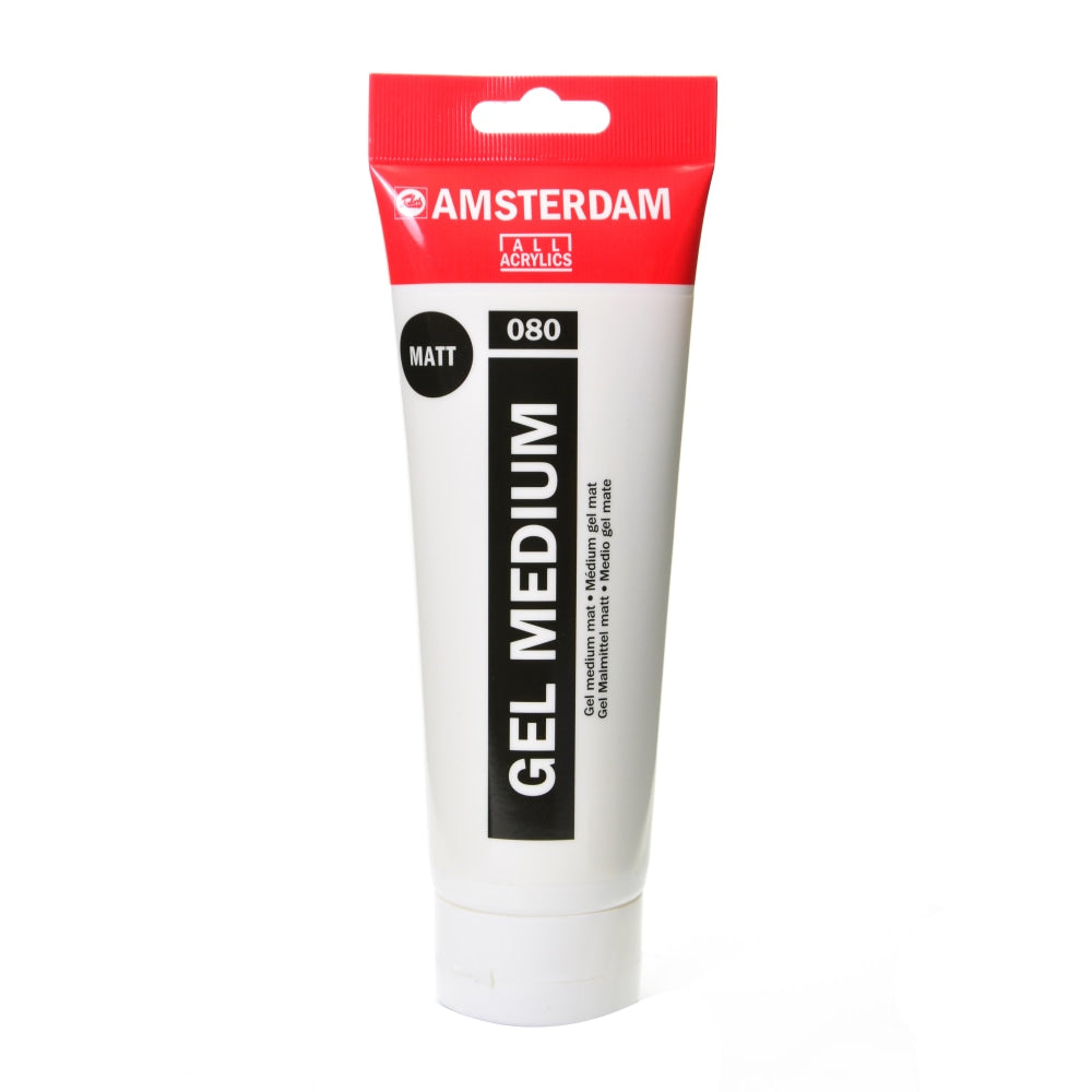 Amsterdam Acrylic Mediums, Gel, Matte, 250 mL, Pack Of 2