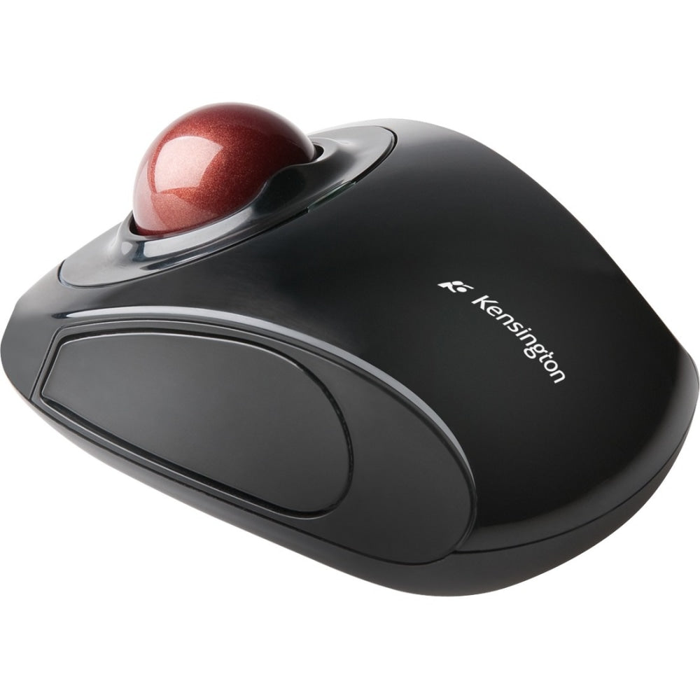 Kensington Orbit Wireless Mobile Trackball, Graphite/Ruby Red, KD6704