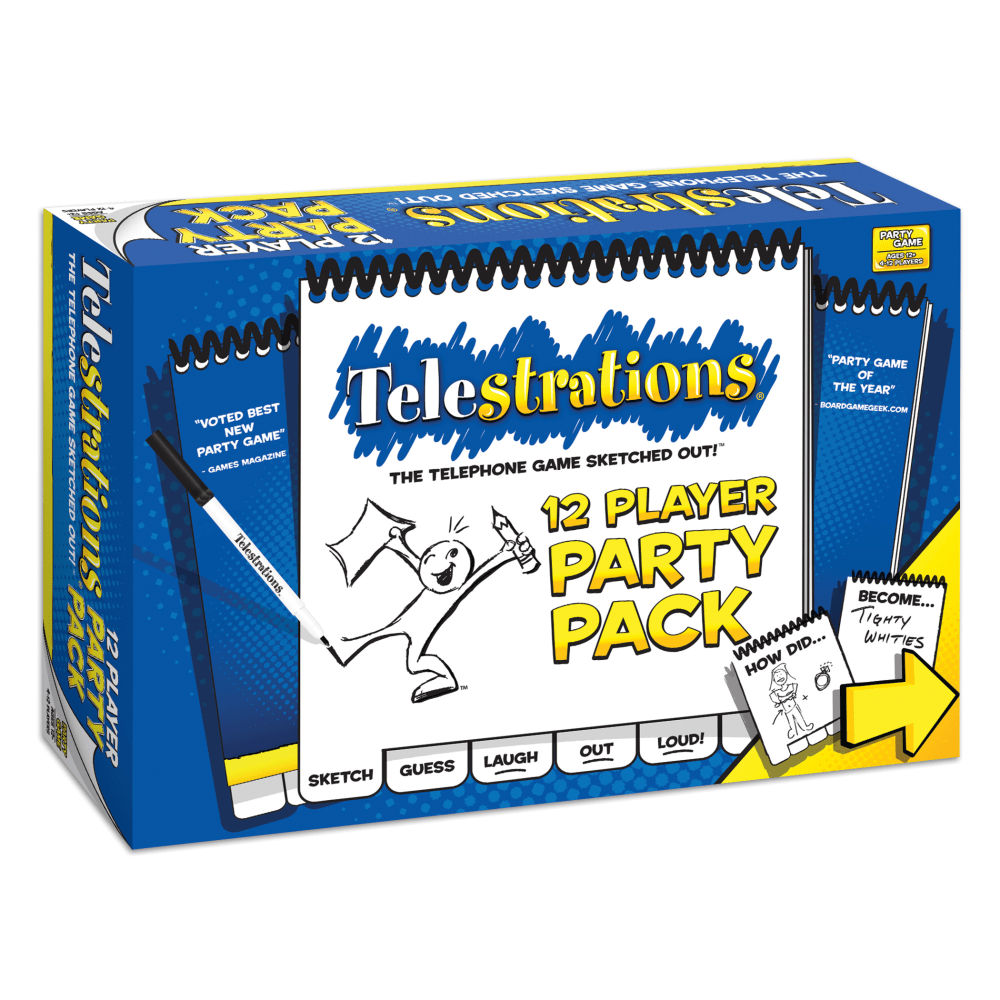 USAopoly Telestrations 12 Player: The Party Pack, Grades 6-Post Grad