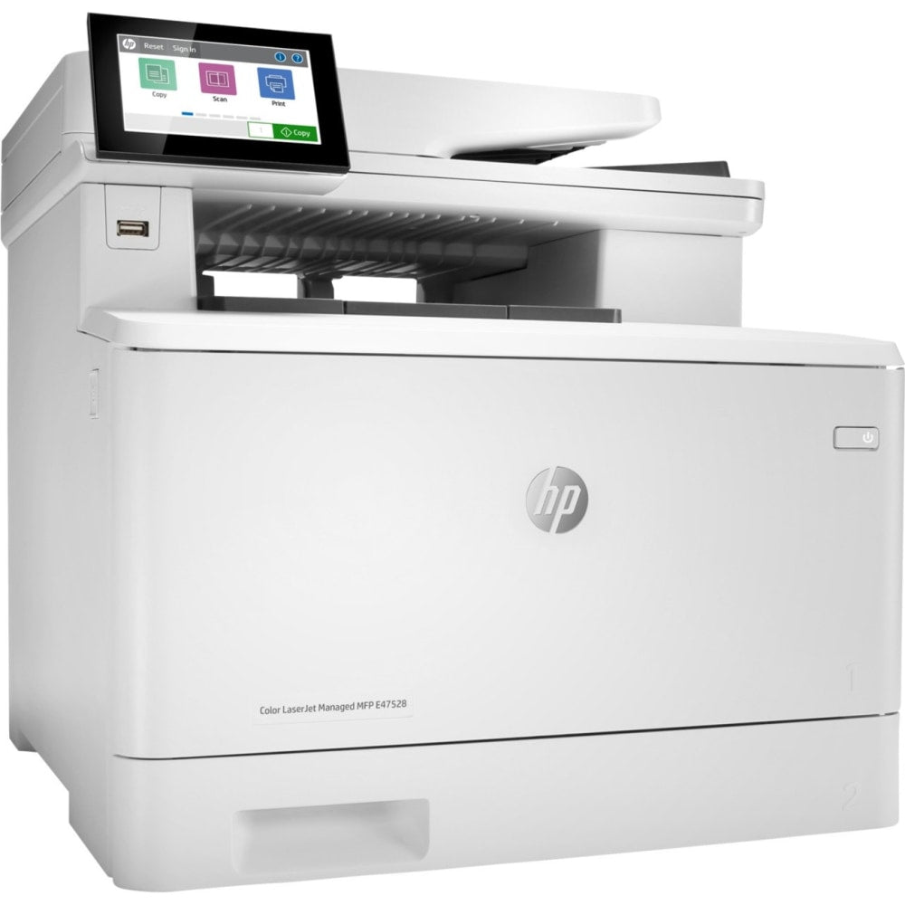 HP LaserJet Managed E47528f Laser All-in-One Color Printer