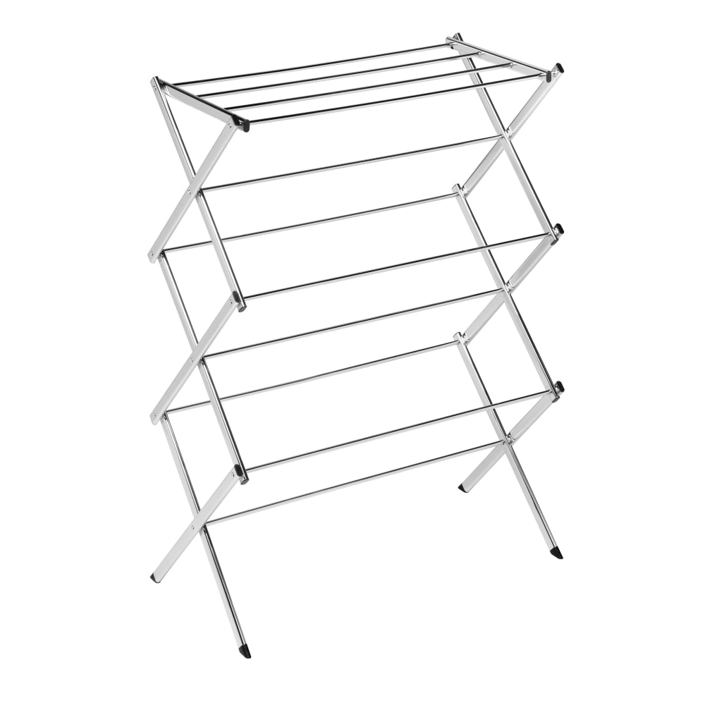 Honey-Can-Do Commercial Drying Rack, 41 1/4inH x 14 1/2inW x 29 1/2inD, Chrome