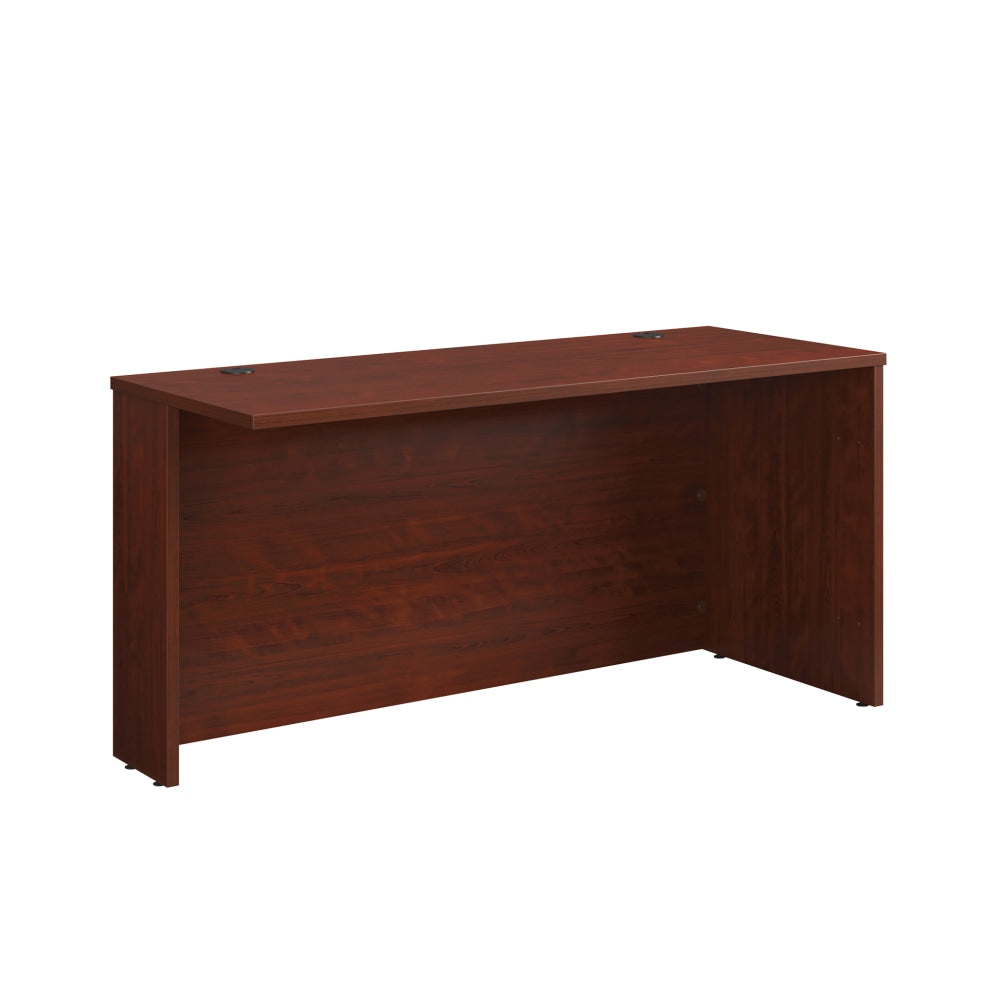 Sauder Affirm 59inW Computer Desk Shell, Classic Cherry