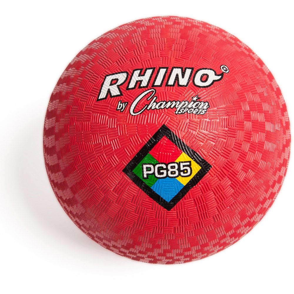 Champion Sports Playground Ball, 8-1/2in, Red