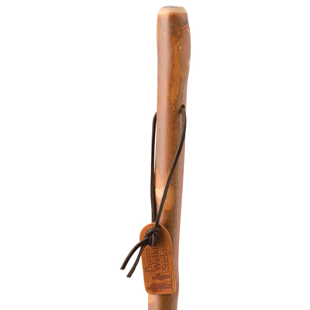 Brazos Walking Sticks Free Form American Hardwood Walking Stick, With Compass, 55in