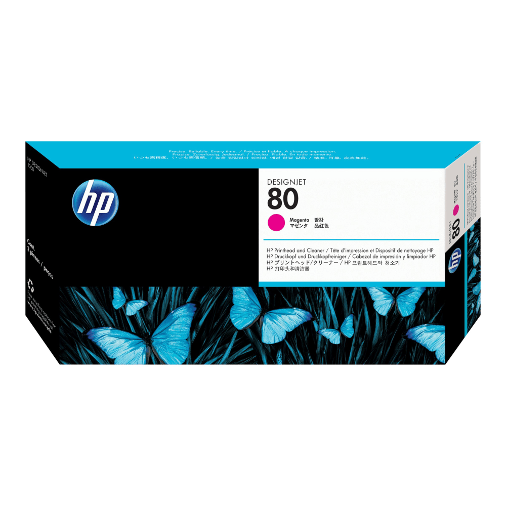 HP C4822A, Magenta Inkjet Printhead And Printhead Cleaner