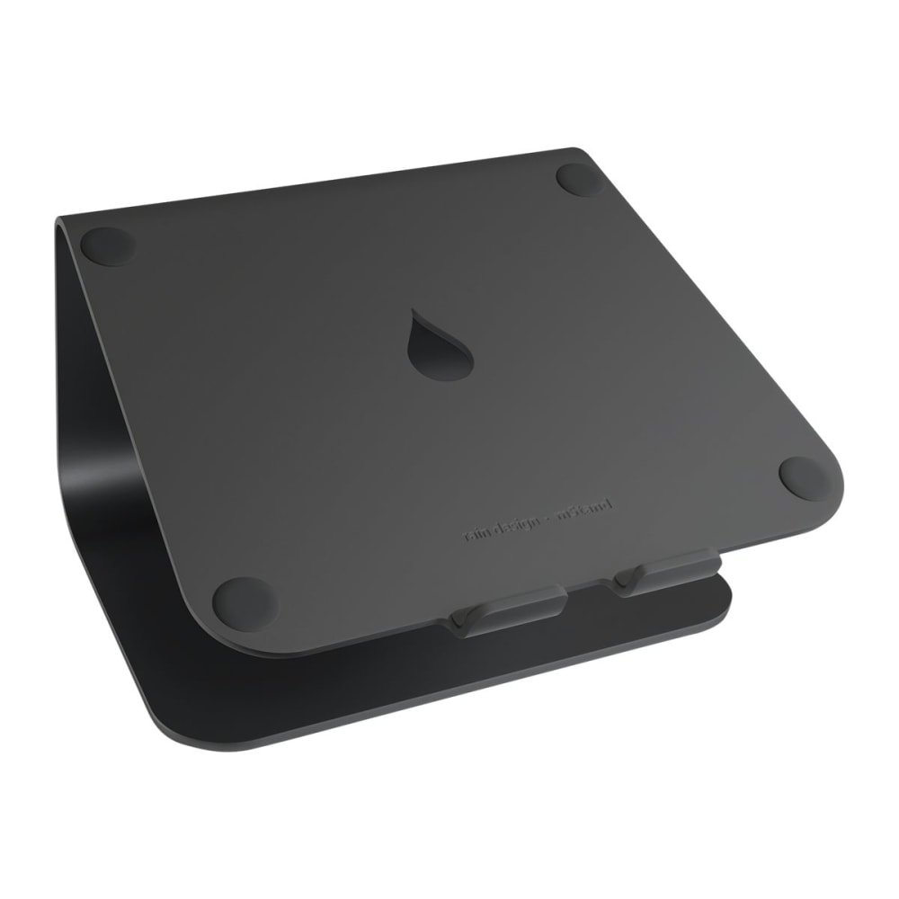 mStand360 Aluminum Laptop Stand With Swivel Base, Black