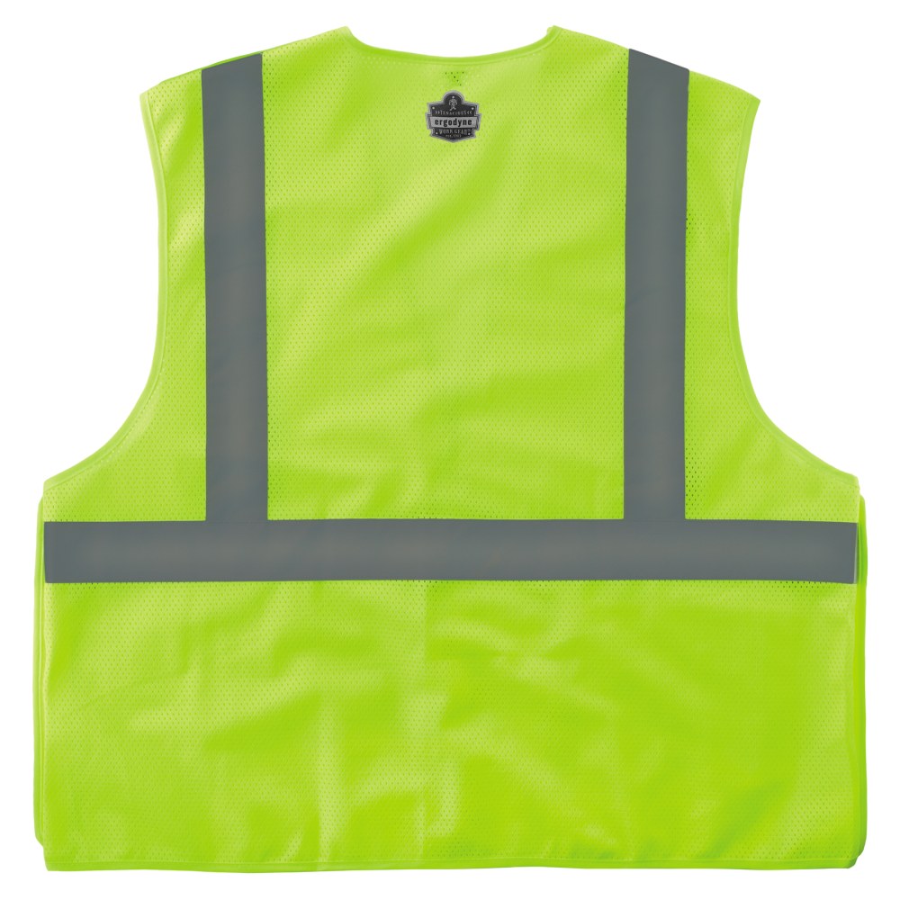 Ergodyne GloWear Breakaway Mesh Hi-Vis Type-R Class 2 Safety Vest, X-Large, Lime