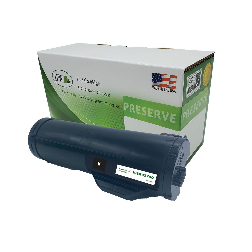 IPW Preserve Remanufactured Black Extra-High Yield Toner Cartridge Replacement For Xerox 106R02740, 106R02740-R-O