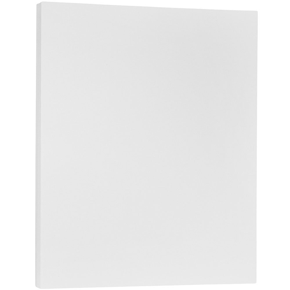 JAM Paper Card Stock, Translucent Clear, Letter (8.5in x 11in), 36 Lb, Pack Of 50