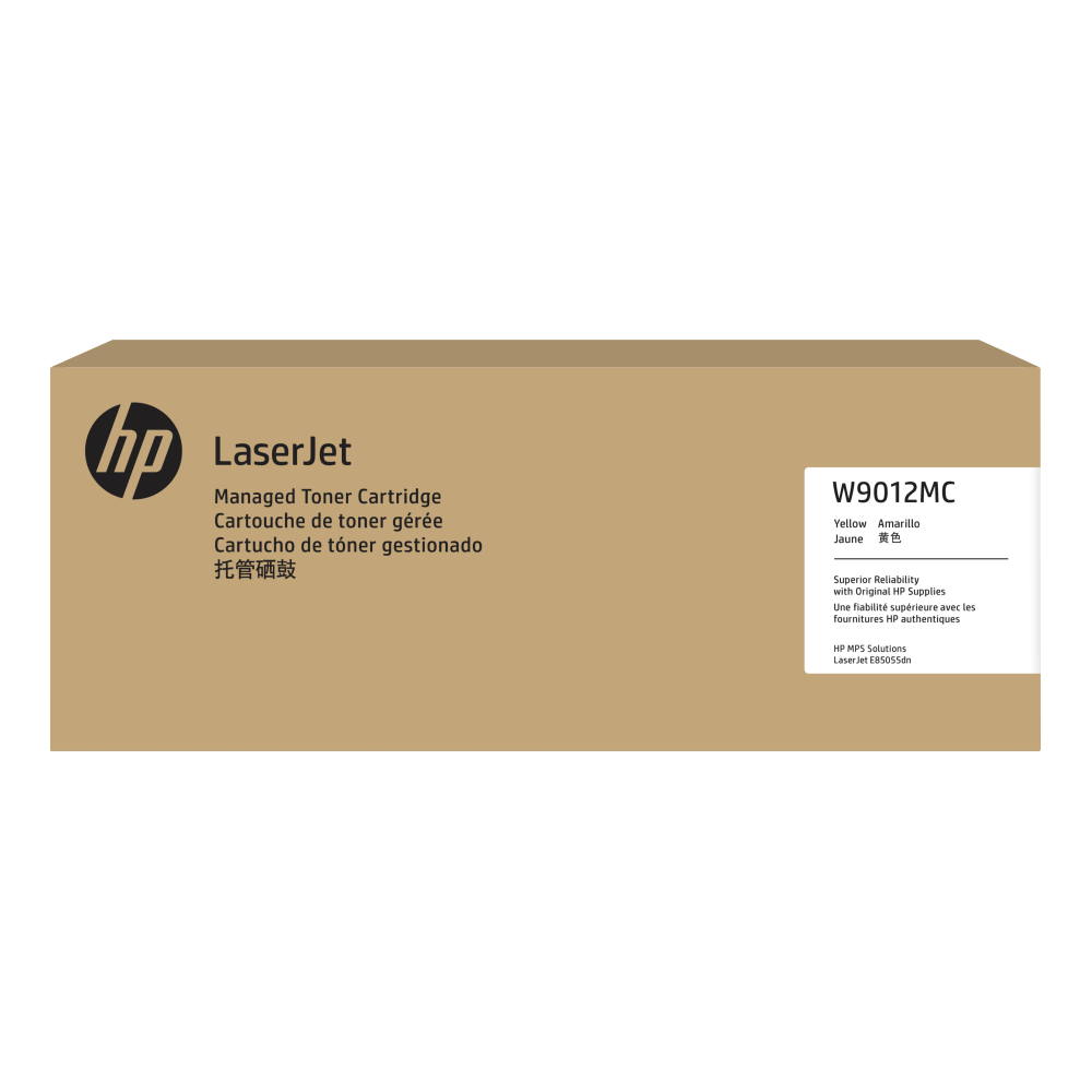 HP W9012MC Yellow Managed High Yield Toner Cartridge