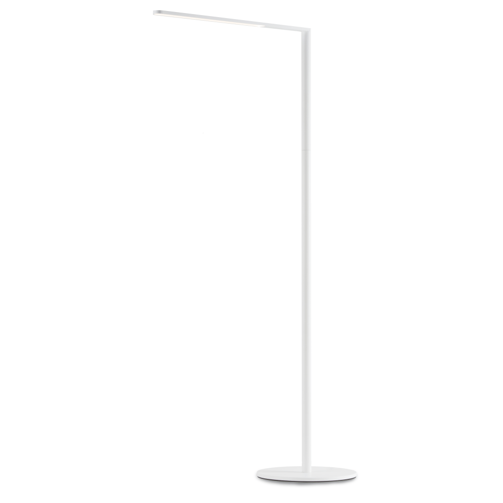 Koncept Lady7 LED Floor Lamp, 52-1/16inH, Matte White