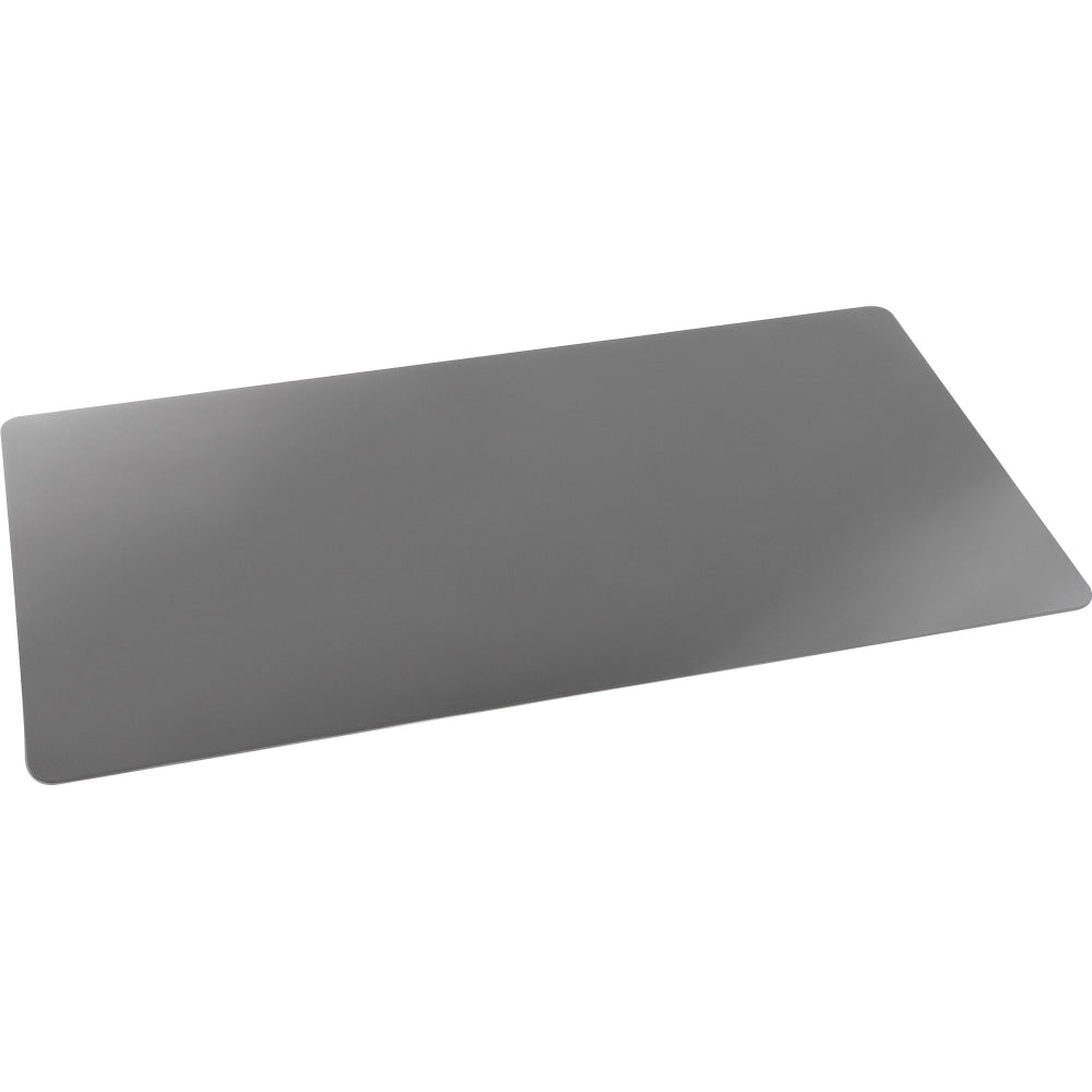 Artistic Rhinolin II Desk Pad With Antimicrobial Protection, 36in x 20in, Gray