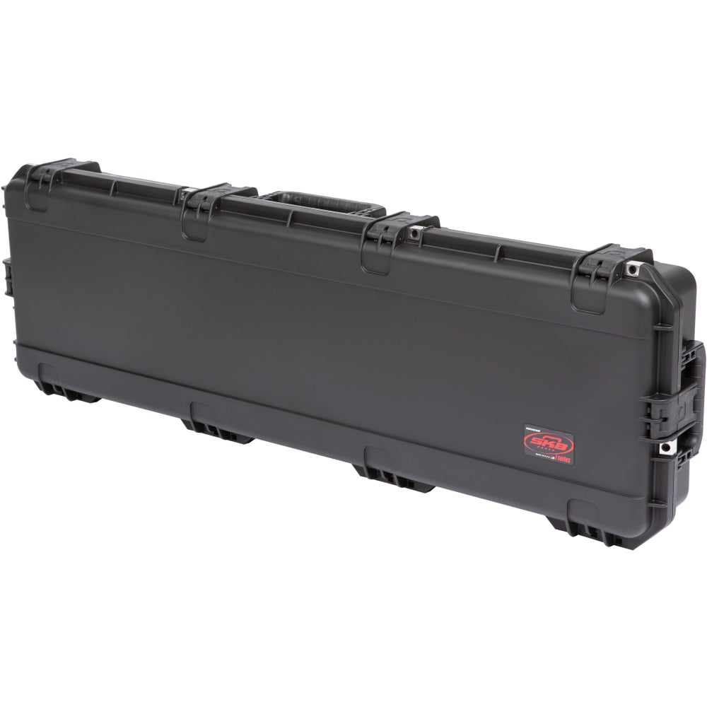 SKB Cases iSeries Long Protective Case With Cubed Foam And Wheels, 50-1/2in x 14-1/2in x 6in, Black