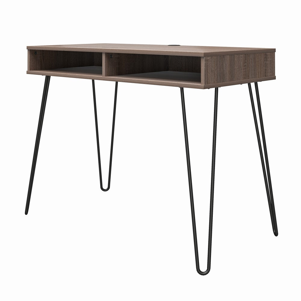 Ameriwood Home Owen 41inW Computer And Writing Desk With Storage, Weathered Oak