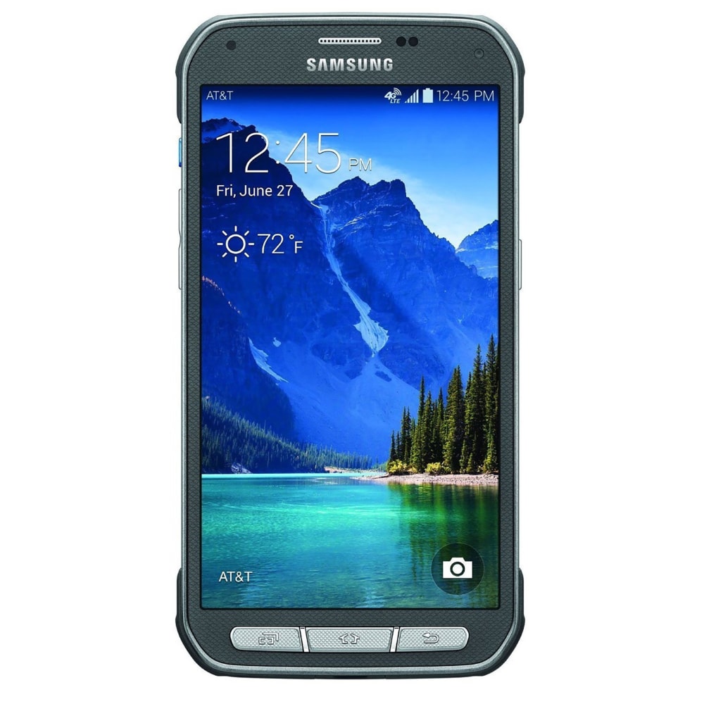 Samsung Galaxy S5 Active G870A Refurbished Cell Phone, Titanium Gray, PSU100572