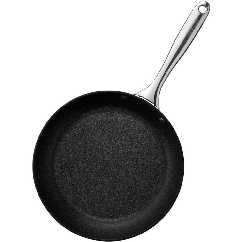 Starfrit The Rock Diamond 11in (28cm) Fry Pan - Cooking, Frying - Dishwasher Safe - Oven Safe - 11in Frying Pan - Black Diamond - Metal Body - Stainless Steel Handle