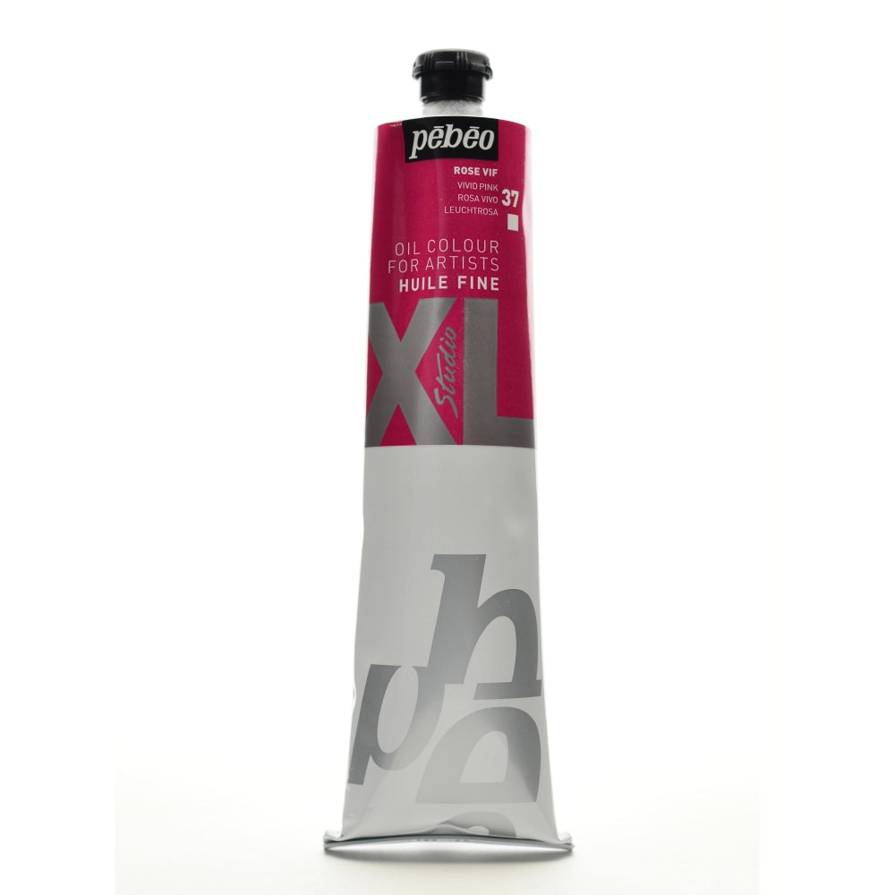 Pebeo Studio XL Oil Paint, 200 mL, Vivid Pink, Pack Of 2