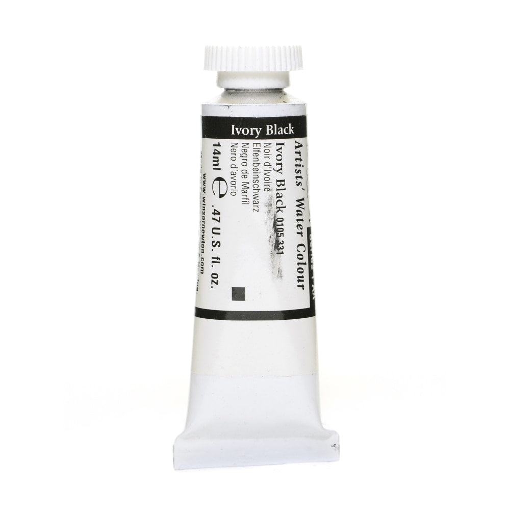 Winsor & Newton Professional Watercolors, 14 mL, Ivory Black, 331