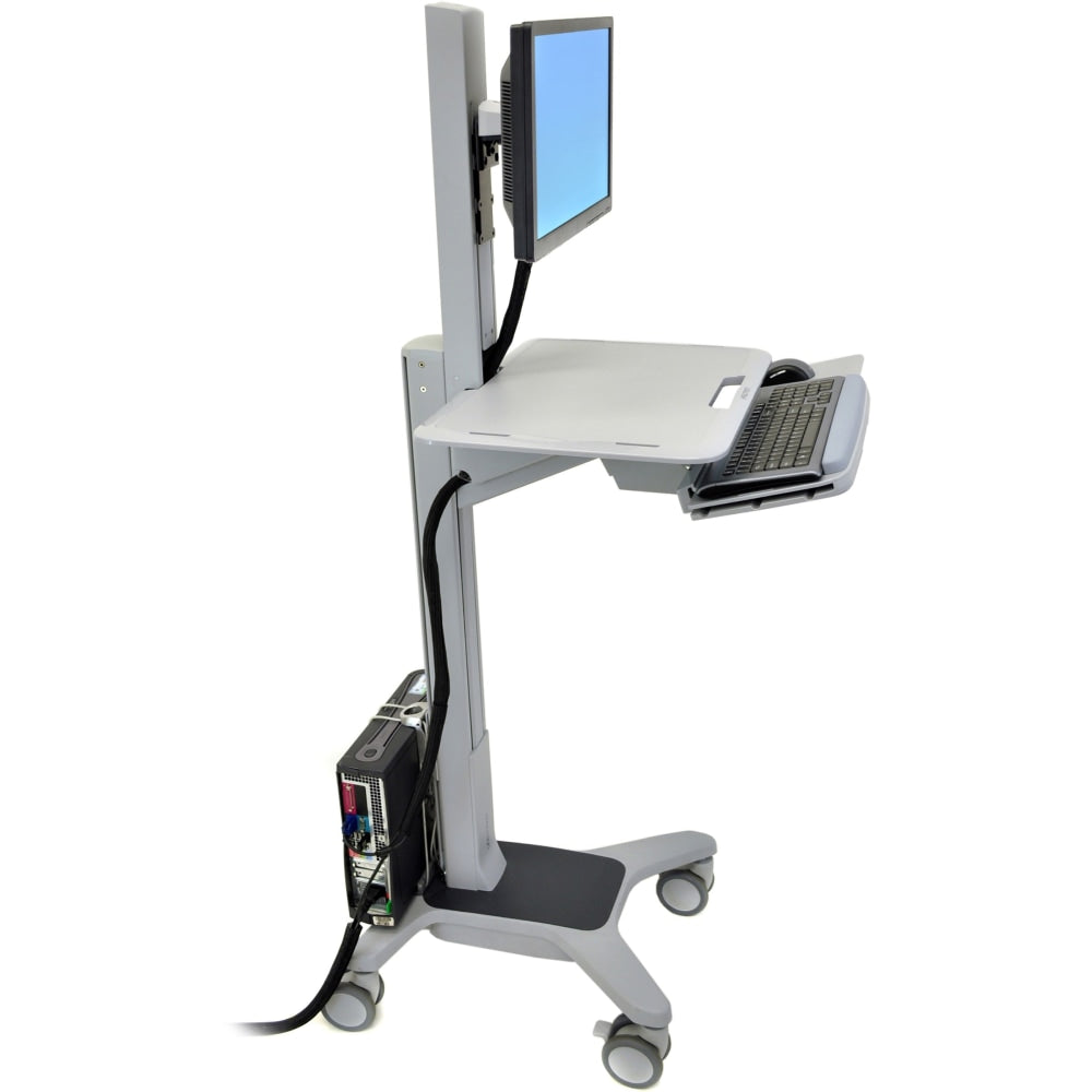 Ergotron WorkFit-C Sit-Stand Workstation, Gray