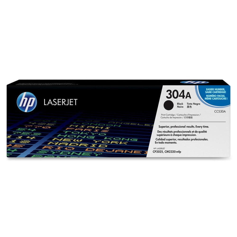 HP 304A Black Toner Cartridge, CC530AG