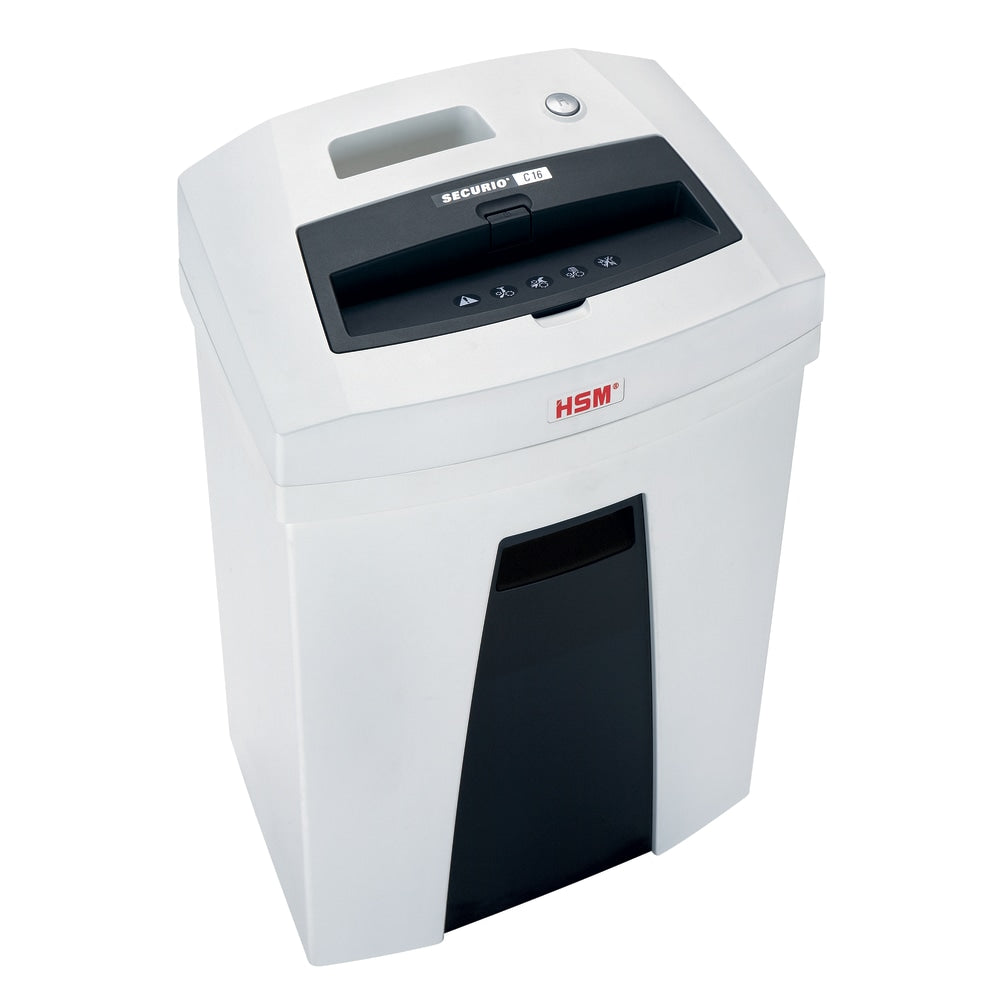 HSM SECURIO C16 7-Sheet Cross-Cut Shredder, White, HSM1902