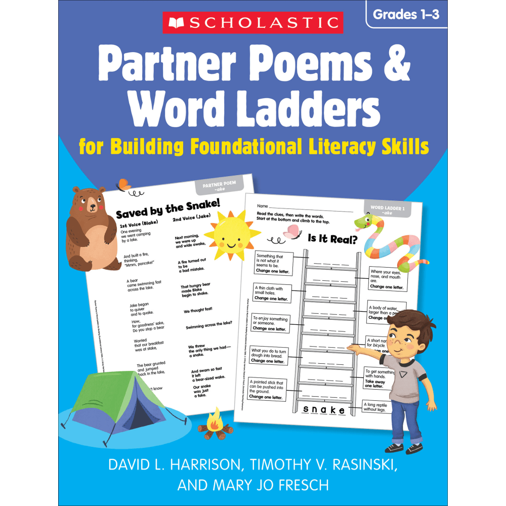 Scholastic Partner Poems & Word Ladders: Grades 1-3