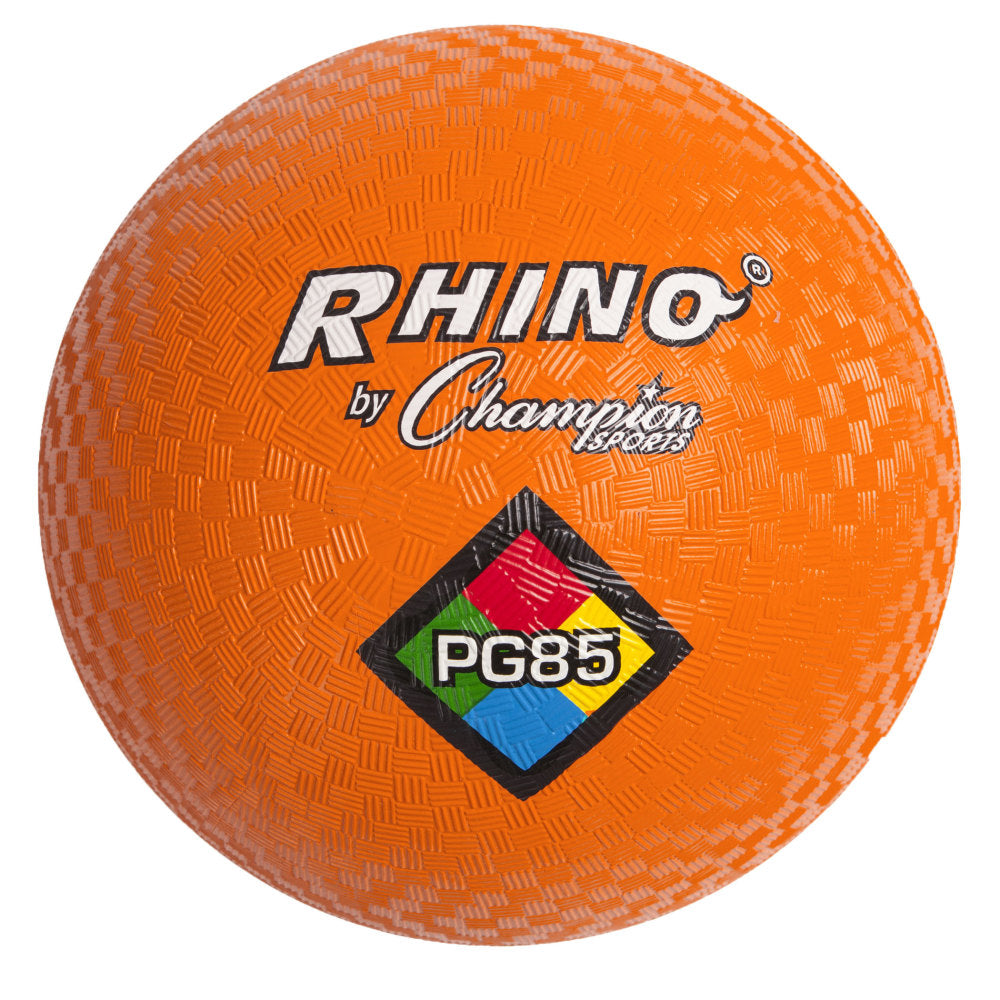 Champion Sports Playground Balls, 8-1/2in, Orange, Pack Of 3 Balls