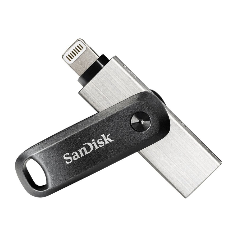 SanDisk iXpand Mobile Storage Flash Drive, 128GB, Silver