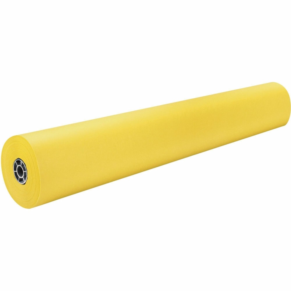 Pacon Rainbow Duo-Finish Kraft Paper Roll, 36in x 1000ft, Yellow