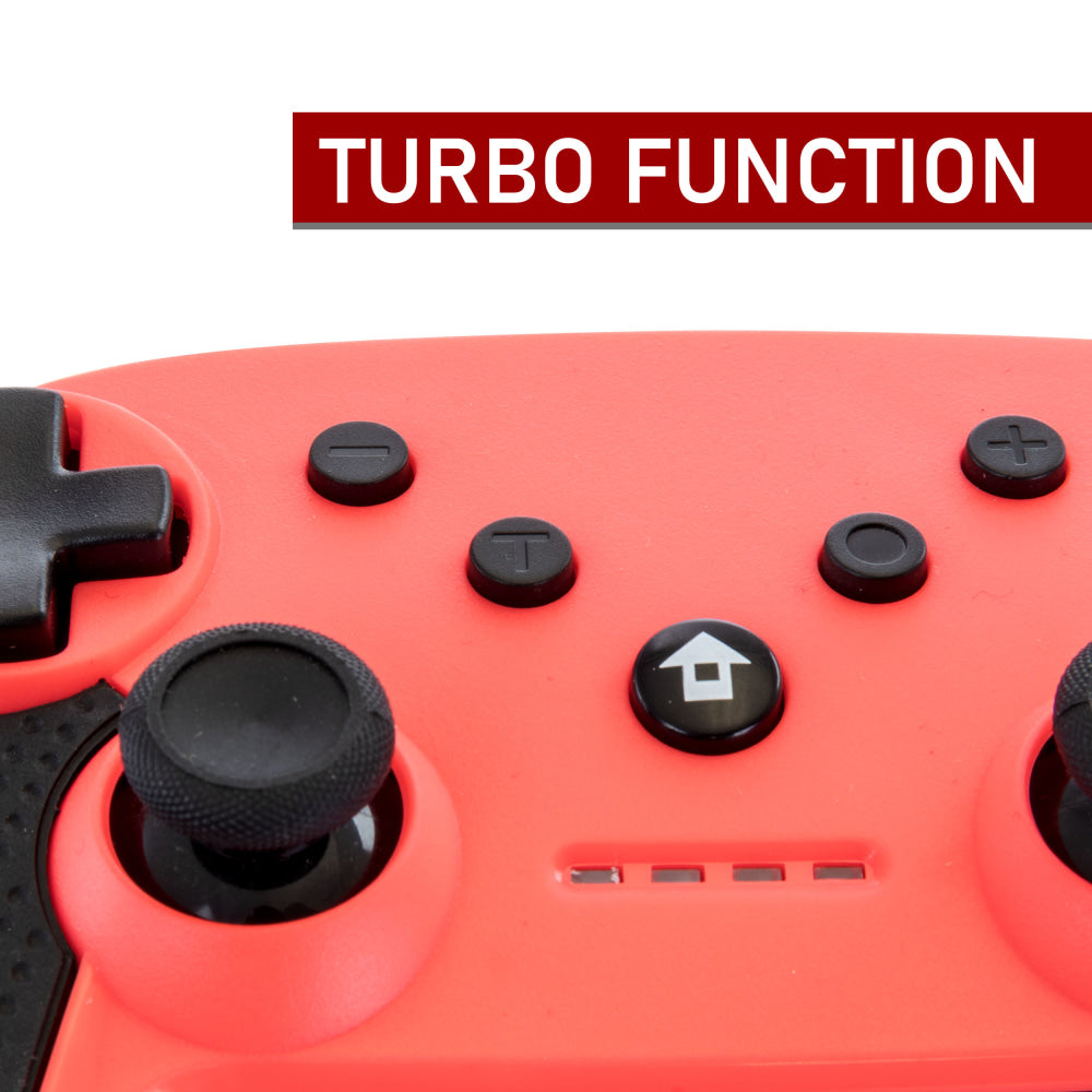 GameFitz Wireless Controller For Nintendo Switch, Red