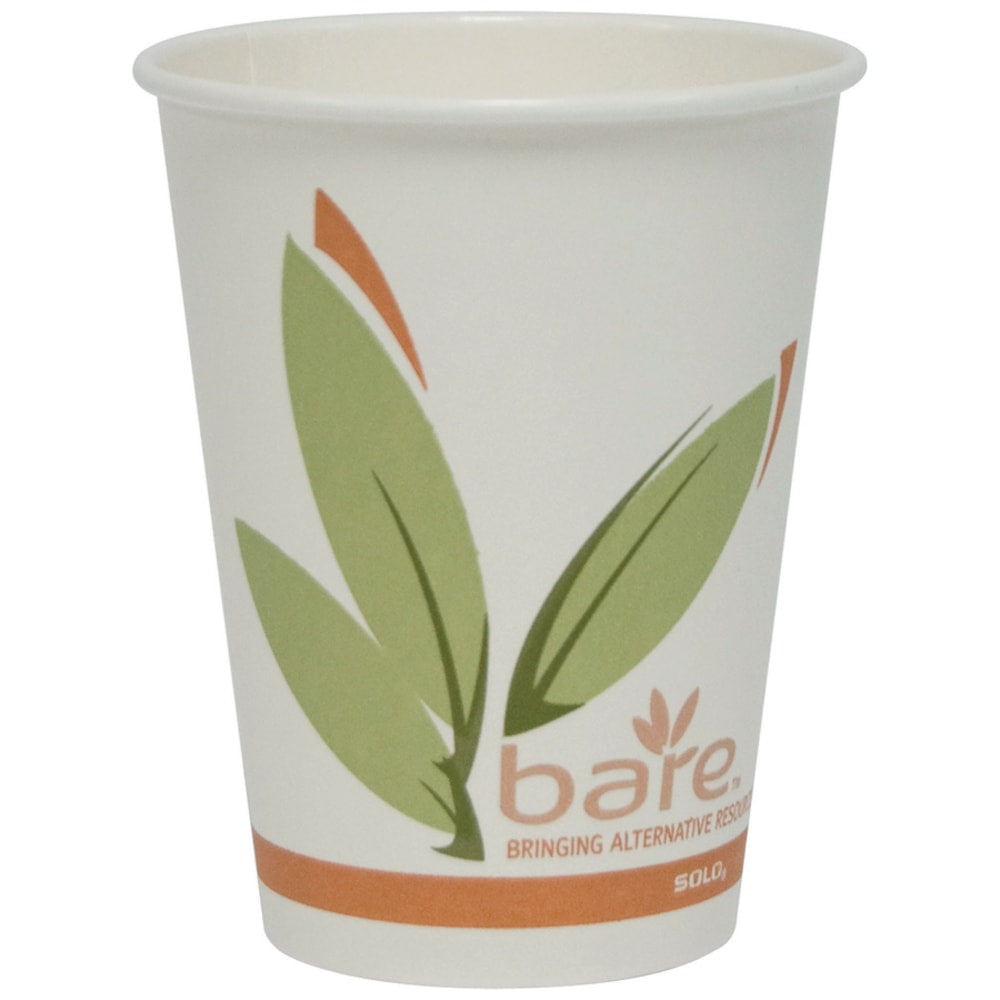 Solo Cup Bare Hot Cups, 12 Oz., Pack Of 50