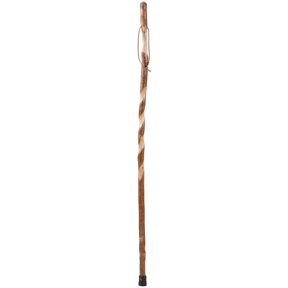 Brazos Walking Sticks Twisted Sassafras Handcrafted Walking Stick, 58in