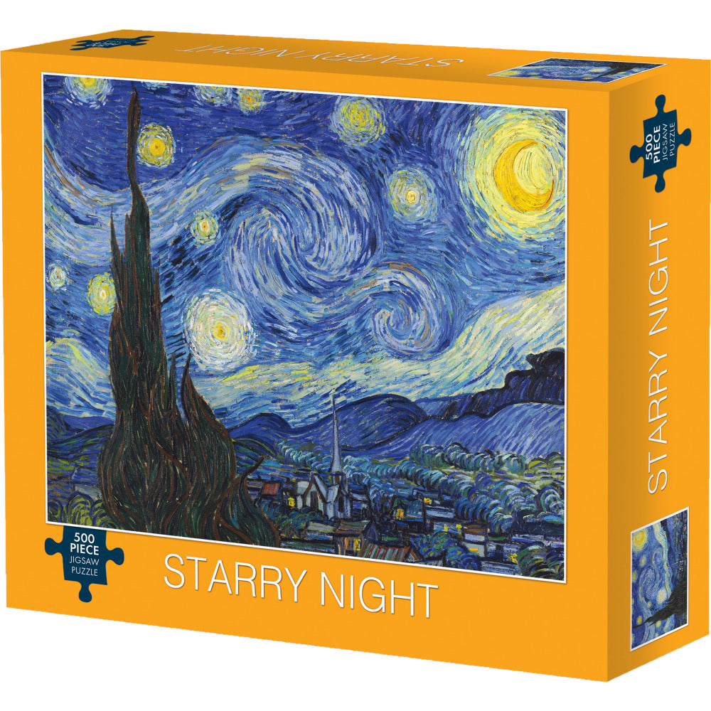 Willow Creek Press 500-Piece Puzzle, Starry Night