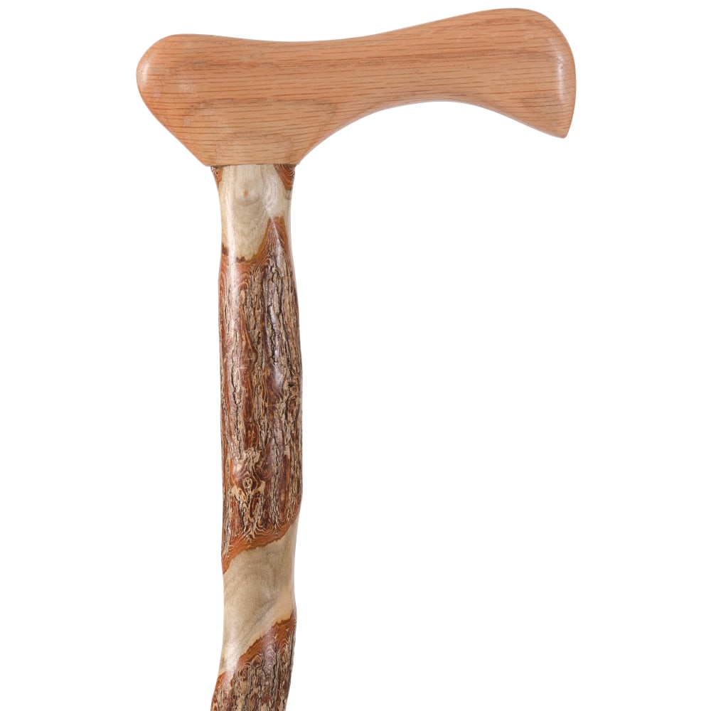 Brazos Walking Sticks Twisted Sassafras Walking Cane, 37in, Natural