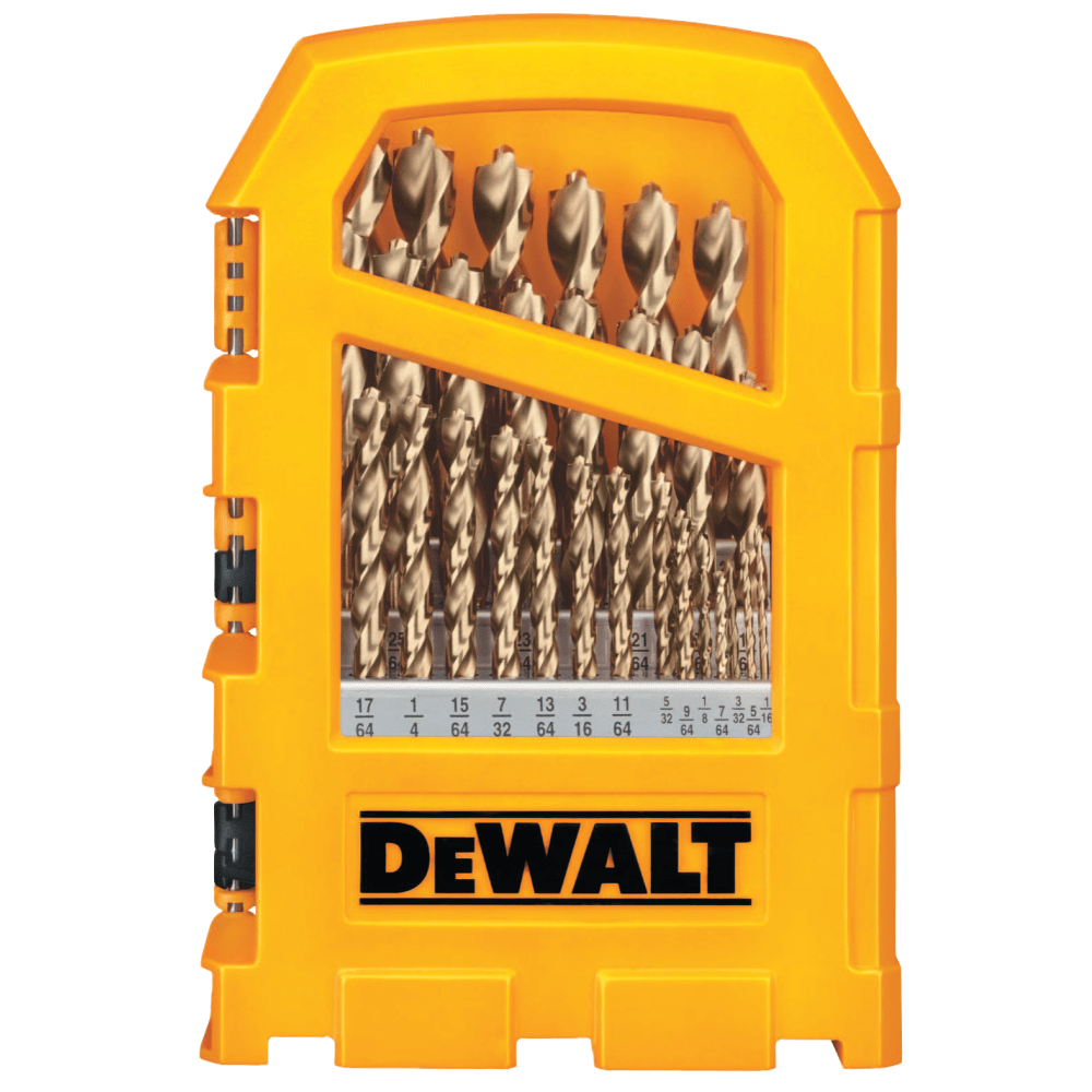 DeWalt Pilot Point Gold Ferrous Oxide Drill Bit Set, 29-Bits