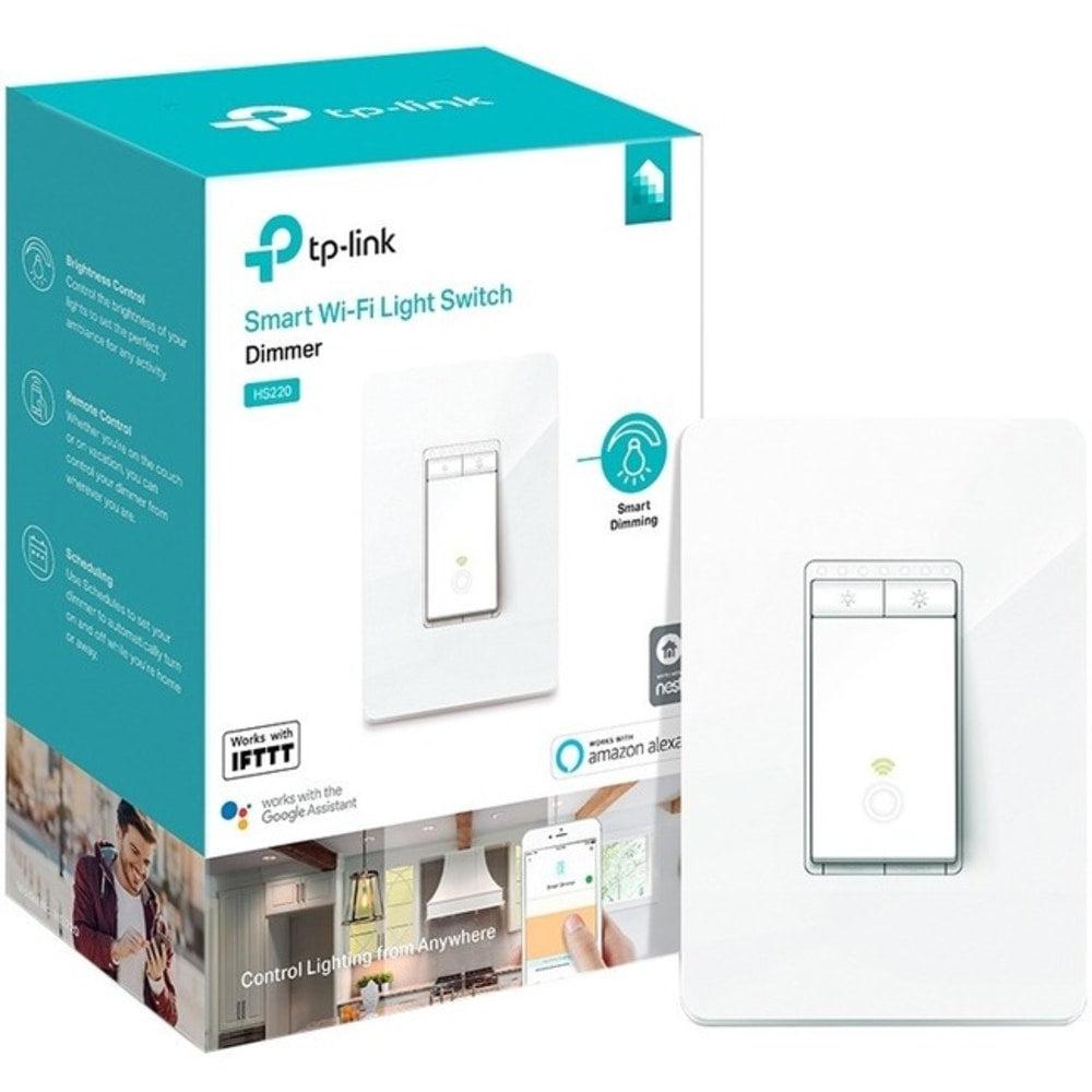 TP-LINK Kasa Smart Wi-Fi Light Switch, Dimmer