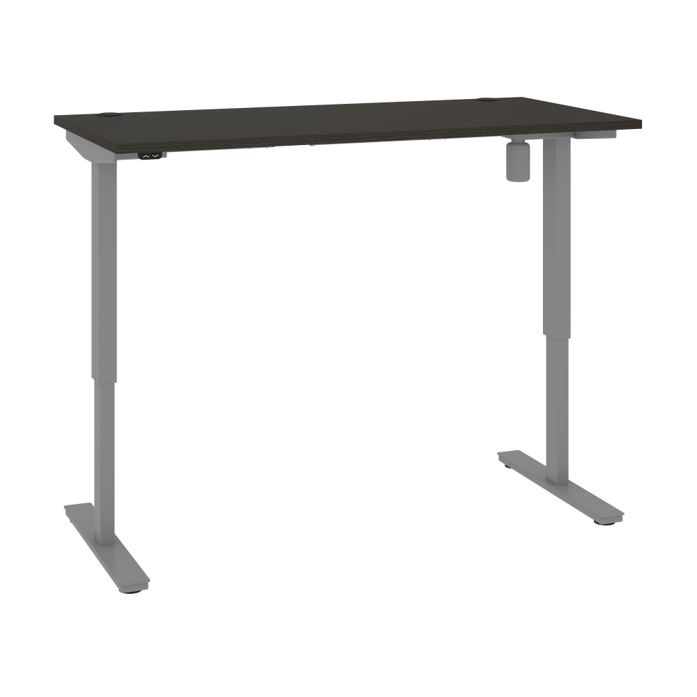 Bestar Upstand Electric 60inW Standing Desk, Deep Gray