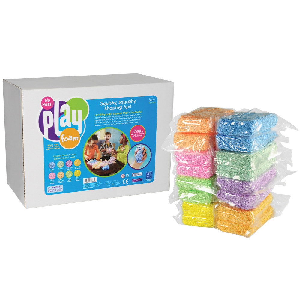 Educational Insights Playfoam Class Pack, Assorted Colors, Pack Of 16