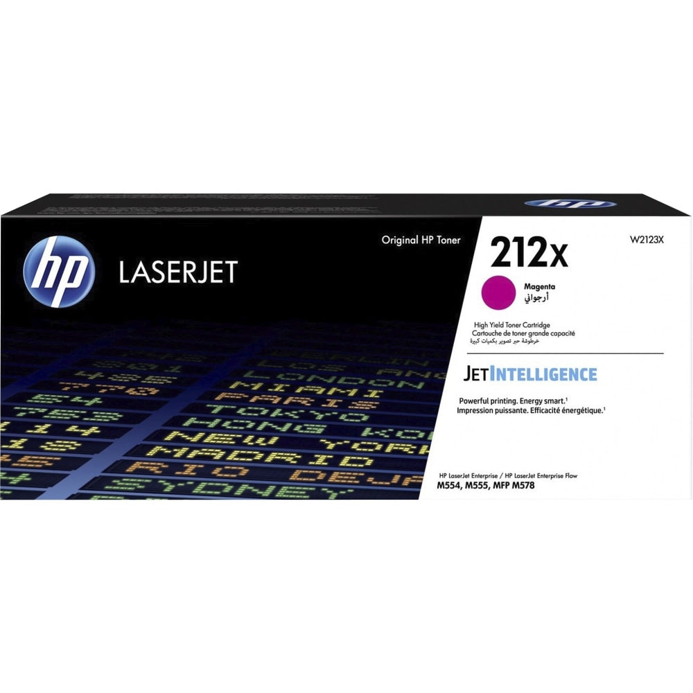 HP 212X Magenta High Yield Toner Cartridge, W2123X